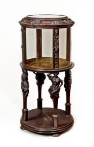 Figural Curio Cabinet
