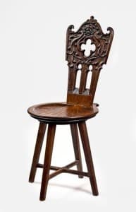 Gothic Keyhole Chair