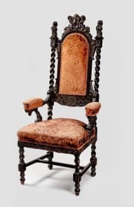 Baroque Throne Armchair